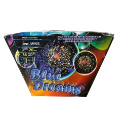 Kątowa Wyrzutnia Fajerwerków Jorge 36 Strzałów 20mm - JW905 Blue Dreams
