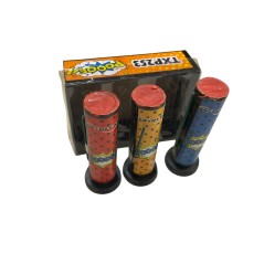 Fajerwerki Single Shot TXP253 - 3 sztuki | Zielony Rozbłysk z Grzmotem