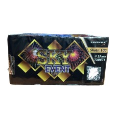 Wyrzutnia Fajerwerków 100 strzałów 25mm - Sky Event TXB574