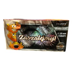 Wyrzutnia Fajerwerków TXB691 Zaszalejmy! – 100 Strzałów, 0.8" | Triplex