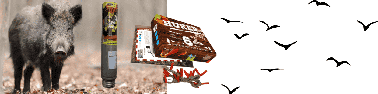 Odstraszacze Zwierząt Hukery - Sznury Hukowe na Dziki i Zwierzynę