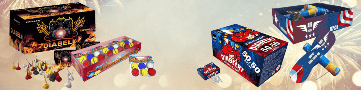 Zabawki Pirotechniczne - Duszki, Trzaskające Kulki SklepZpetardami.pl