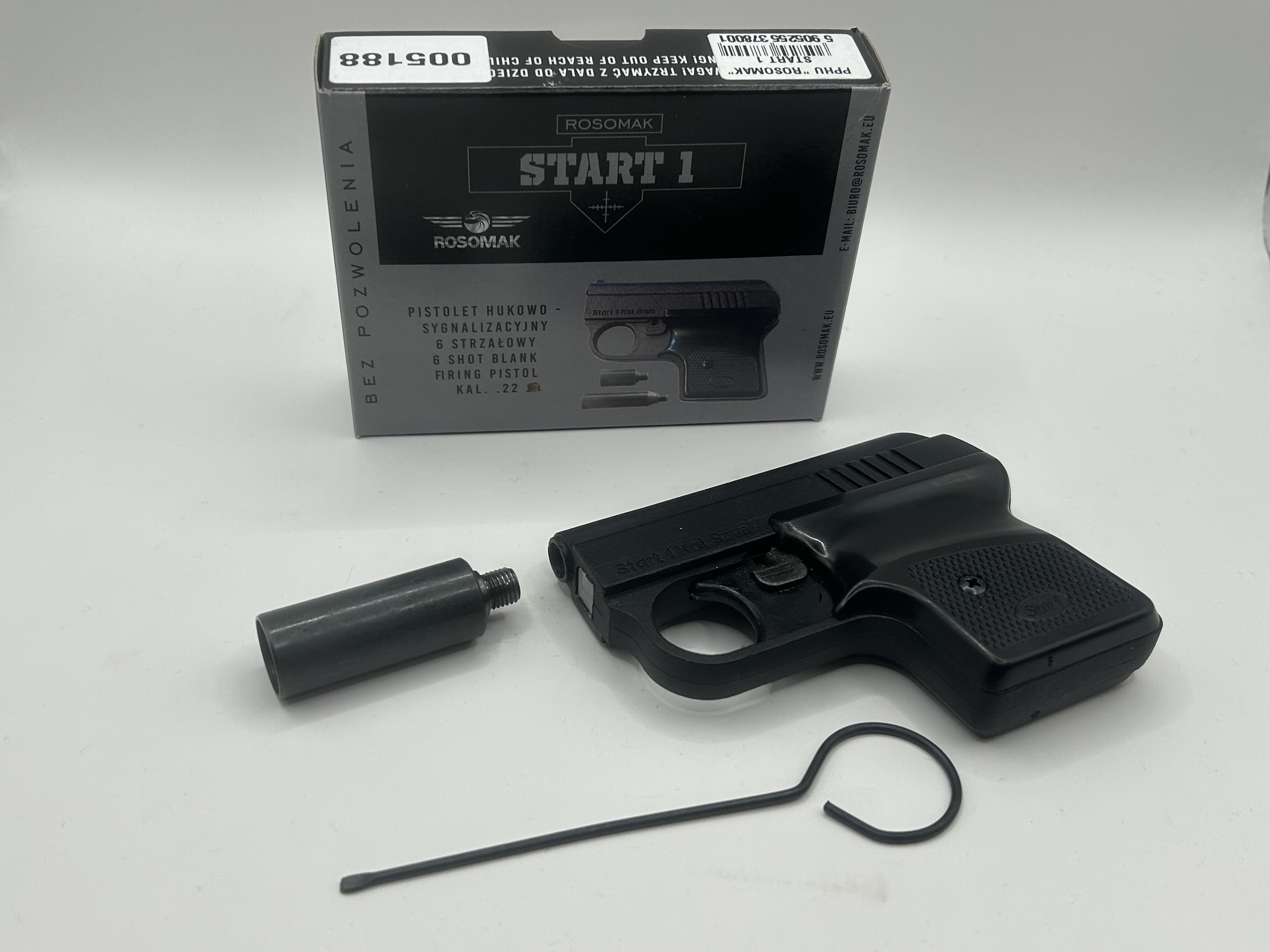 pistolet hukowy Start 1 Rosomak zestaw podstawowy z nasadką i wyciorem