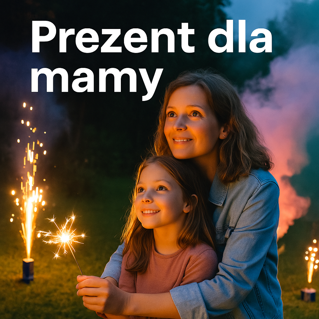 Prezent dla mamy, który zapamięta na zawsze – fajerwerki, świece dymne i emocje