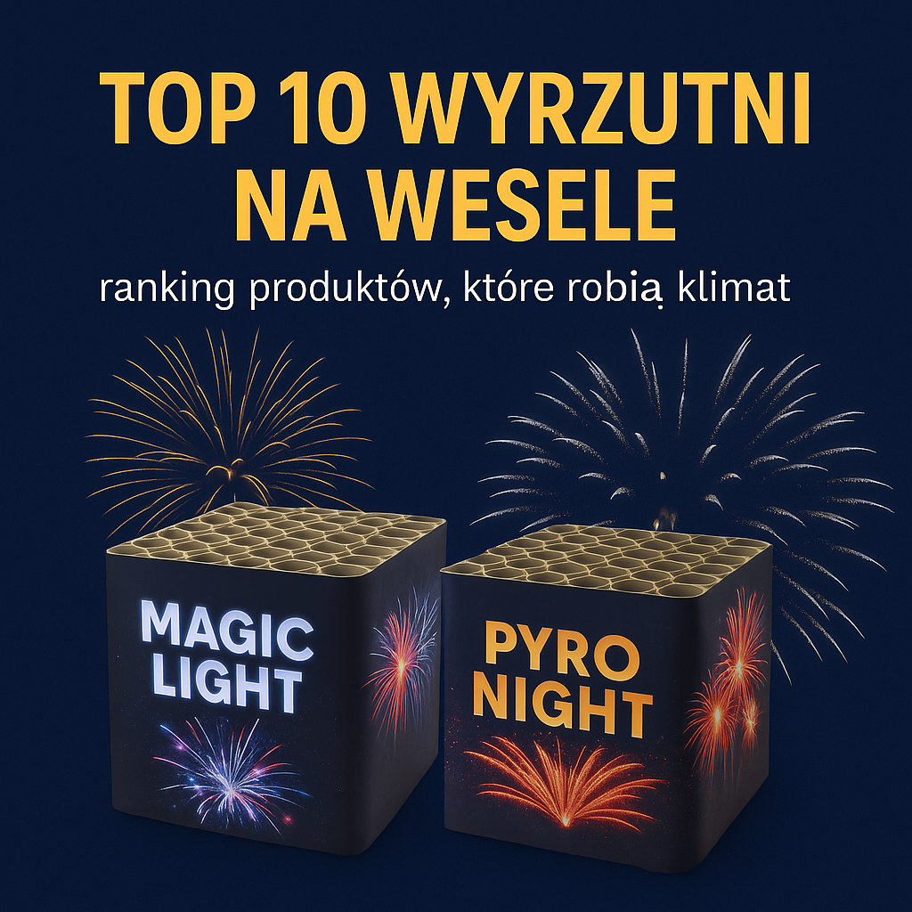 TOP 10 wyrzutni na wesele – ranking produktów, które robią klimat.