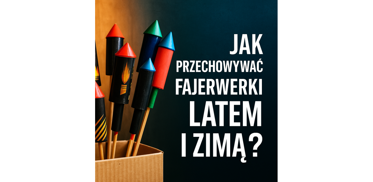 Jak przechowywać fajerwerki latem i zimą? Przewodnik praktyczny